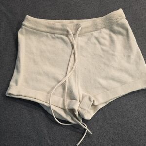 Forever 21 Cream Athletic Shorts